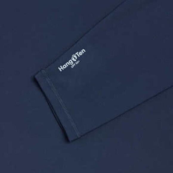 Hang Ten Men's Long Sleeve Sun Tee Navy 3XL UPF 50+ - Picture 5 of 6